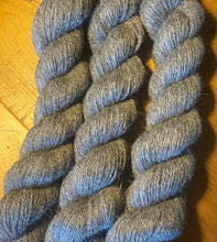 Load image into Gallery viewer, 3 Ply Worsted Alpaca Yarn Charcoal Grey