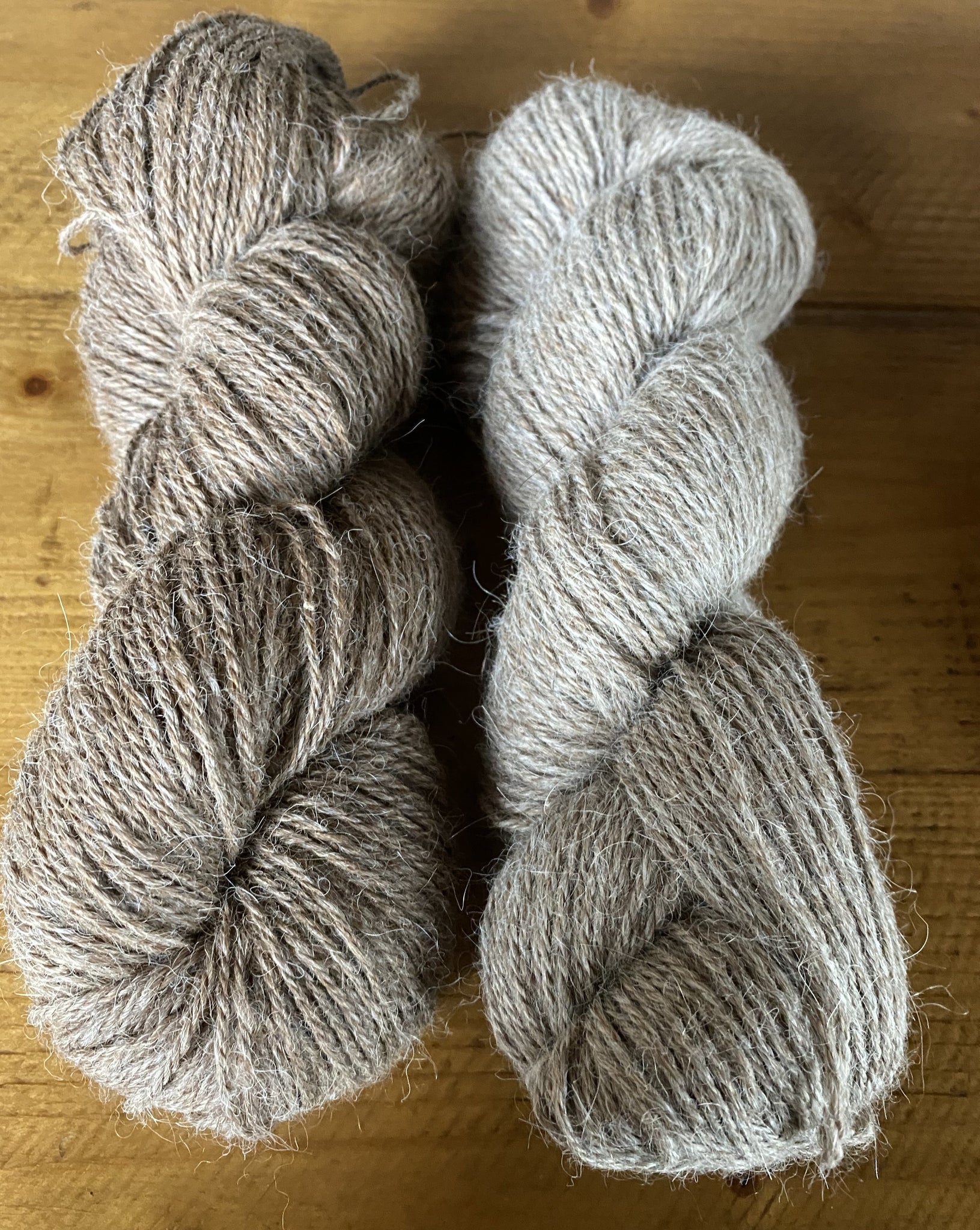 Light Silver Grey Worsted Alpaca Yarn - 4 Ounce Skeins